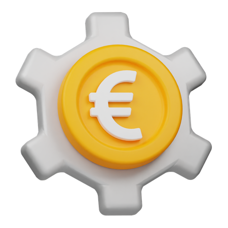 Gestion des pièces en euro  3D Icon