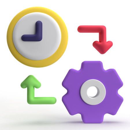 Gestion du temps  3D Icon