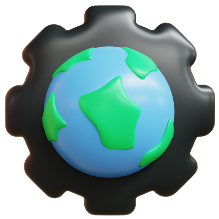 Gestion de l'écologie  3D Icon