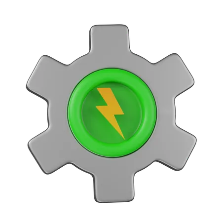 Gestión de energía  3D Icon