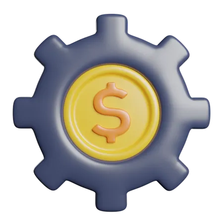 Gestión financiera  3D Icon