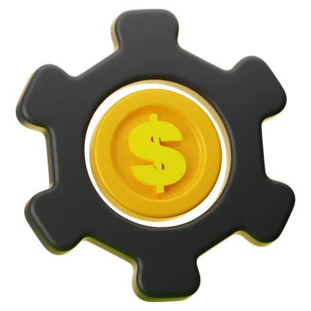 Gestión financiera  3D Icon