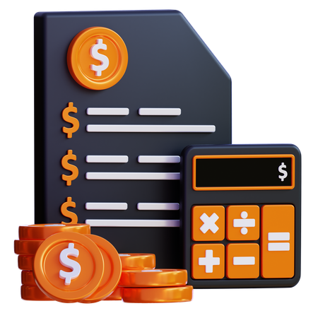 Gestión financiera  3D Icon