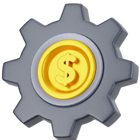 Gestión financiera  3D Icon