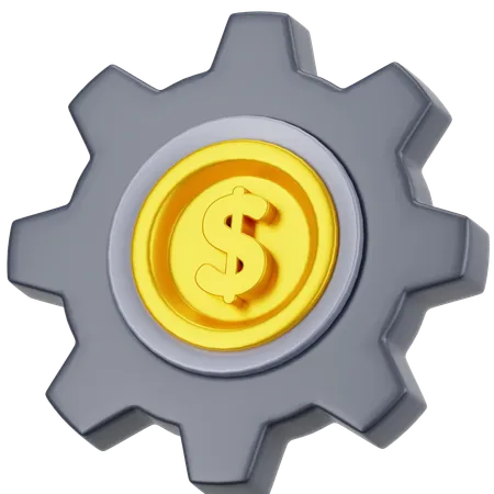 Gestión financiera  3D Icon