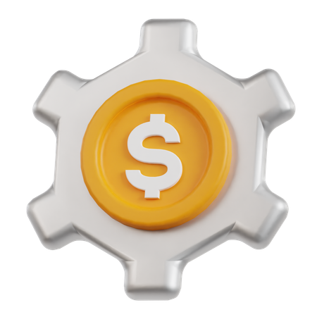 Gestión financiera  3D Icon