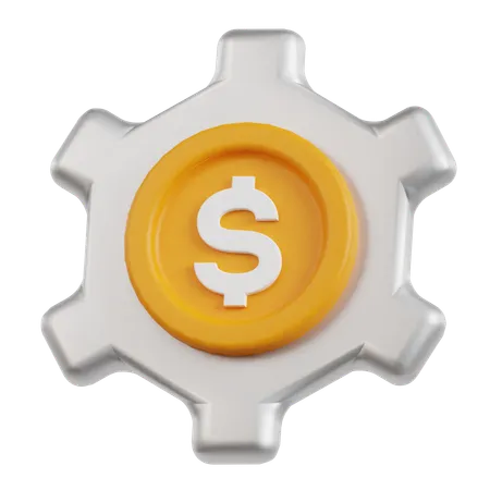 Gestión financiera  3D Icon