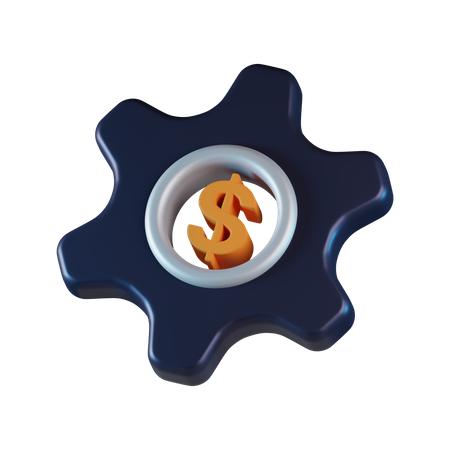 Gestión financiera  3D Icon