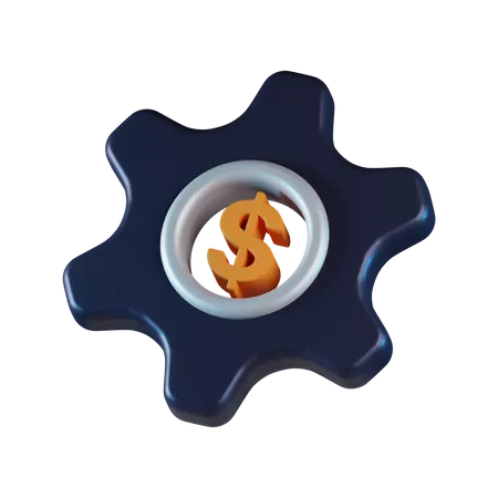 Gestión financiera  3D Icon