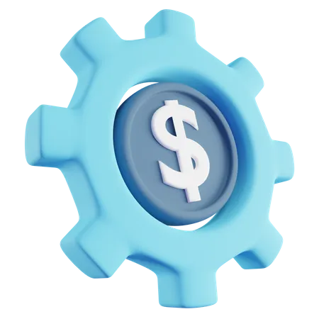 Gestión financiera  3D Icon