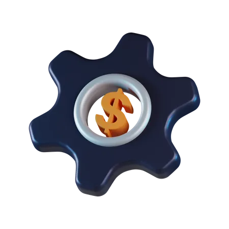 Gestion financière  3D Icon