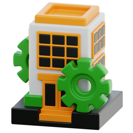 Gestion immobilière  3D Icon