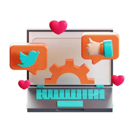 Gestion sociale  3D Icon