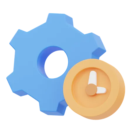 Gestione del tempo  3D Icon