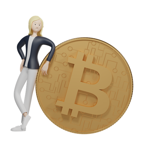 Gestionnaire de bitcoins  3D Icon
