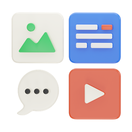 Gestionnaire de contenu  3D Icon
