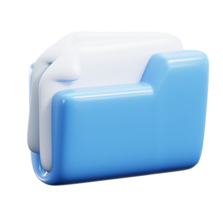 Gestionnaire de fichiers  3D Icon