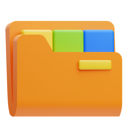 Gestionnaire de fichiers  3D Icon
