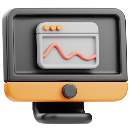 Gestionnaire de tâches informatiques  3D Icon