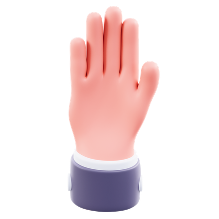 Hola gesto con la mano  3D Icon