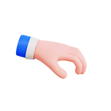 Abaixe o gesto com a mão  3D Icon