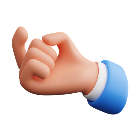 Gesto de venir con la mano  3D Icon