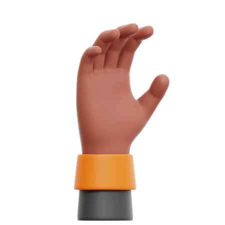 Gesto de agarrar la mano  3D Icon