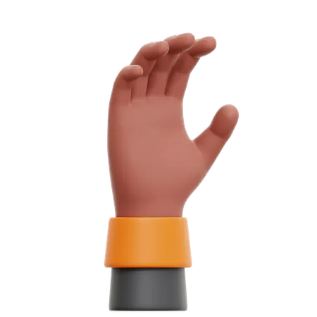 Gesto de agarrar la mano  3D Icon