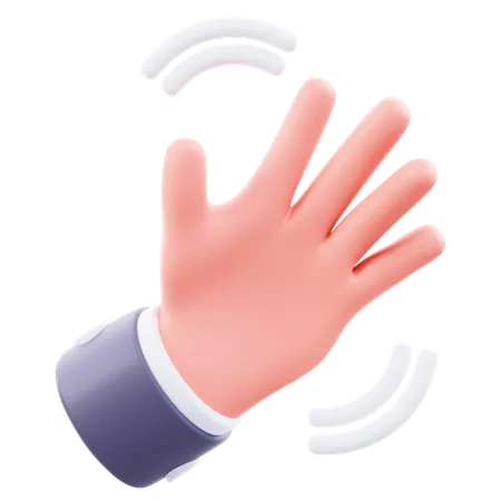 Gesto de la mano  3D Icon