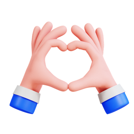 Gesto de amor  3D Icon
