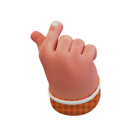 Gesto de la mano de amor  3D Icon