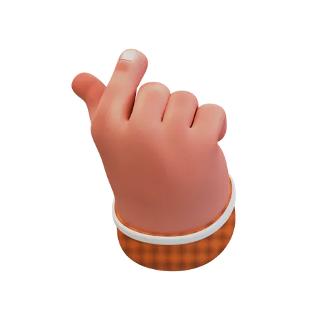 Gesto de la mano de amor  3D Icon