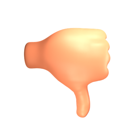 Gesto de antipatia  3D Icon