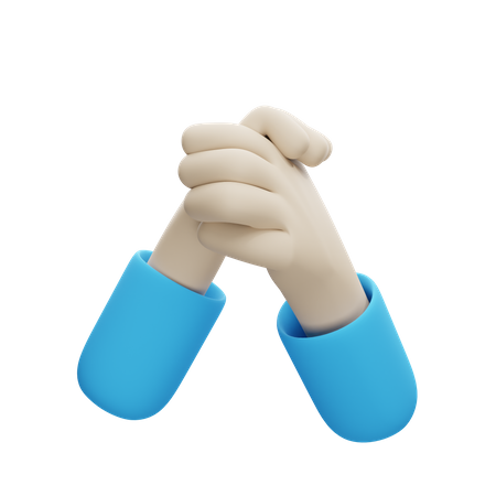 Gesto de aperto de mão  3D Icon
