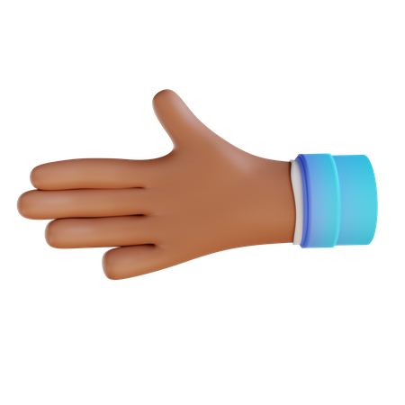 Gesto de aperto de mão  3D Icon
