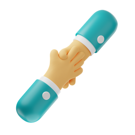 Gesto de aperto de mão  3D Icon