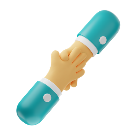 Gesto de aperto de mão  3D Icon