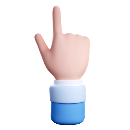 Bater ou clicar gesto com a mão  3D Icon