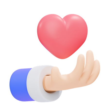 Dê um gesto de amor  3D Icon