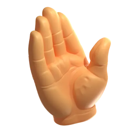 Gesto de dar una bofetada con la mano  3D Icon