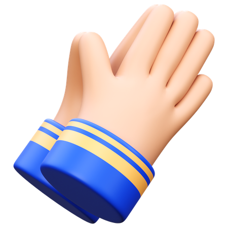 Gesto de lo siento con la mano  3D Icon