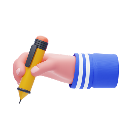 Escrevendo gesto com a mão  3D Icon