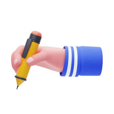 Escrevendo gesto com a mão  3D Icon