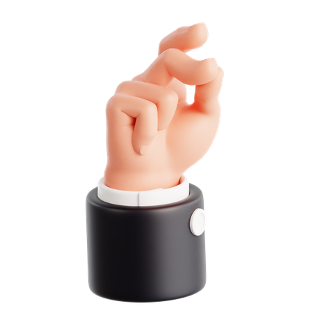 Estalar os dedos gesto com a mão  3D Icon