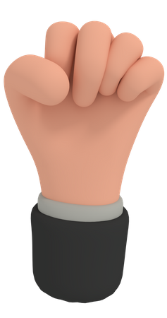 Gesto de golpe con la mano  3D Icon