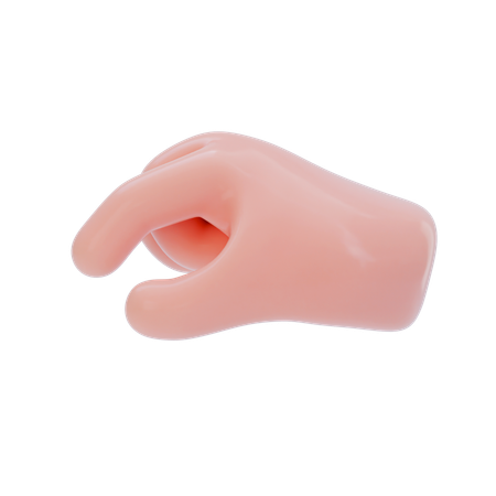 Gesto de acción con la mano  3D Icon