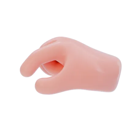 Gesto de acción con la mano  3D Icon