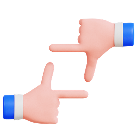 Gesto de la mano de la cámara  3D Icon