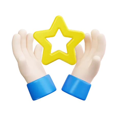 Gesto de la mano de la fama 3D Icon