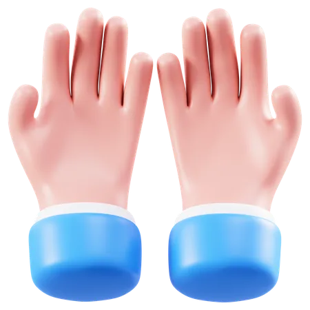 Rezar gesto de la mano  3D Icon